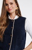 Gilet sherpa sans manches