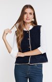 Gilet sherpa sans manches