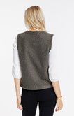 Gilet sans manches en bouclette