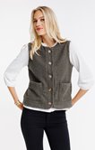 Gilet sans manches en bouclette