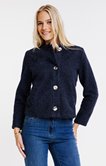 Veste boite en bouclette