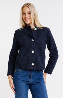Veste boite en bouclette