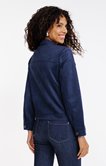 Blouson en scuba suédine