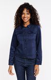 Blouson en scuba suédine