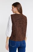 Gilet sans manches avec 4 gros boutons
