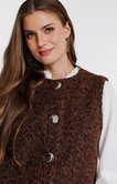 Gilet sans manches avec 4 gros boutons