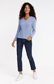 Pull détails bords festonnés