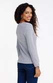 Pull détails bords festonnés