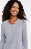 Pull détails bords festonnés