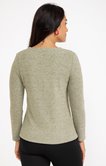 Pull détails bords festonnés