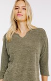 Pull matière fantaisie