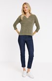 Pull matière fantaisie