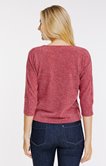 Pull matière fantaisie