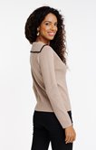 Pull col effet matelot