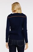Pull col effet matelot