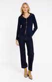 Pull col effet matelot