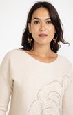 Pull avec broderie