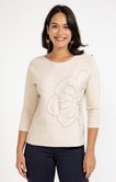 Pull avec broderie