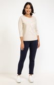 Pull avec broderie
