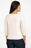 Pull détails noeuds sur le devant