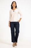 Pull détails noeuds sur le devant