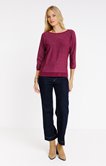 Pull maille fantaisie brillante