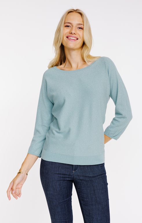 Pull maille fantaisie brillante