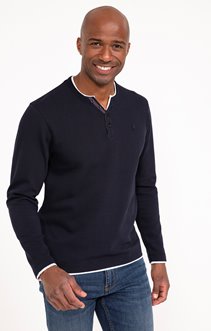 Tee-shirt manches longues Tun gauffre