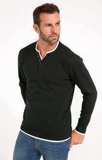 Tee-shirt manches longues Tun gauffre