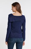 Pull maille brillante