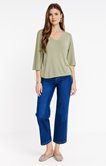 Pull maille brillante