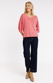 Pull maille brillante