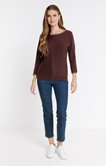 Pull avec détails léopard 