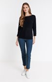 Pull avec détails léopard 