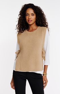 Pull maille fantaisie brillante