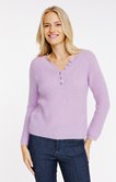Pull avec boutons fantaisie