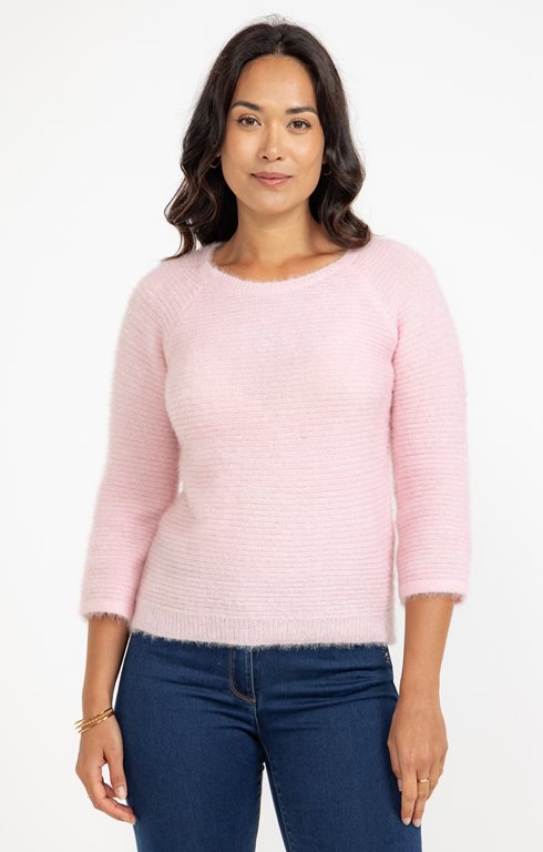 Pull maille fantaisie