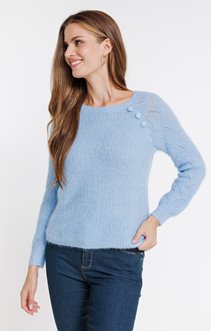 Pull maille fluffy
