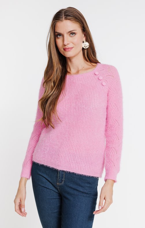 Pull maille fluffy