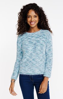 Pull maille fantaisie 