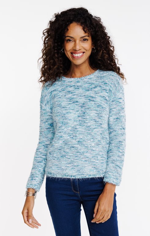 Pull maille fantaisie 