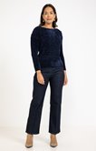 Pull maille fantaisie 