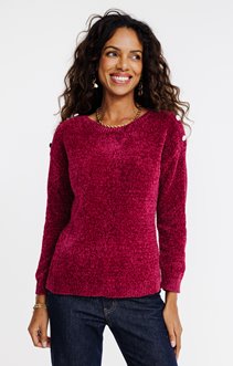 Pull maille fantaisie 