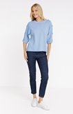 Pull maille brillante