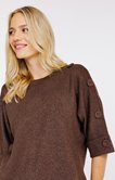 Pull maille brillante
