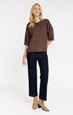 Pull maille brillante