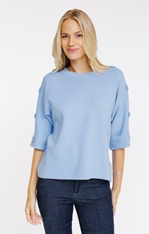 Pull maille brillante