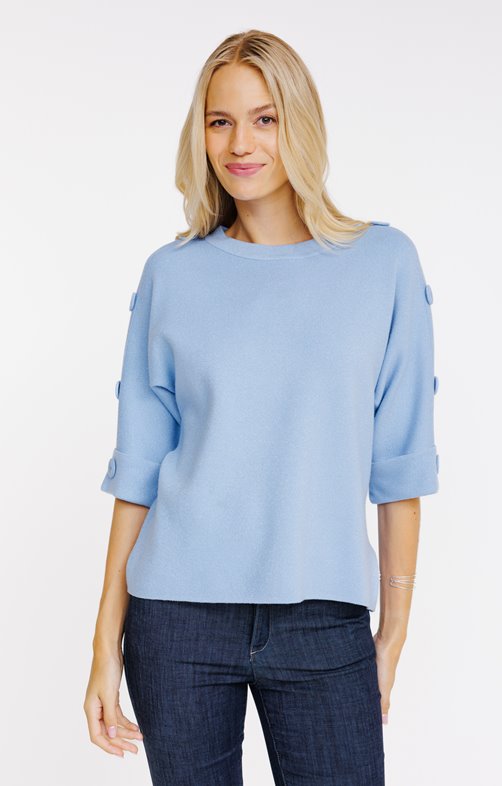 Pull maille brillante