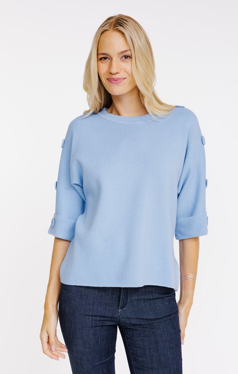 Pull maille brillante