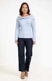 Pull maille brillante